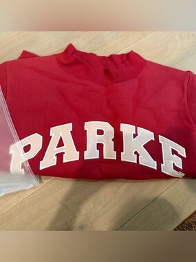 Parke Valentines Drop Red Pullover Sweatshirt
